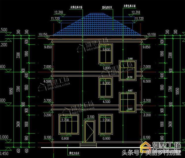 8.5X9米小戶型三層樓房設計圖，造價低，好建造