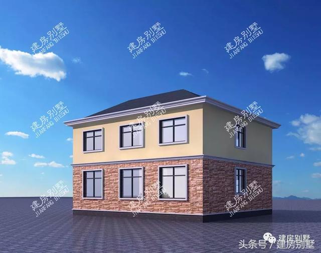 面寬11米左右的兩層別墅小樓設計圖，這2款很受歡迎