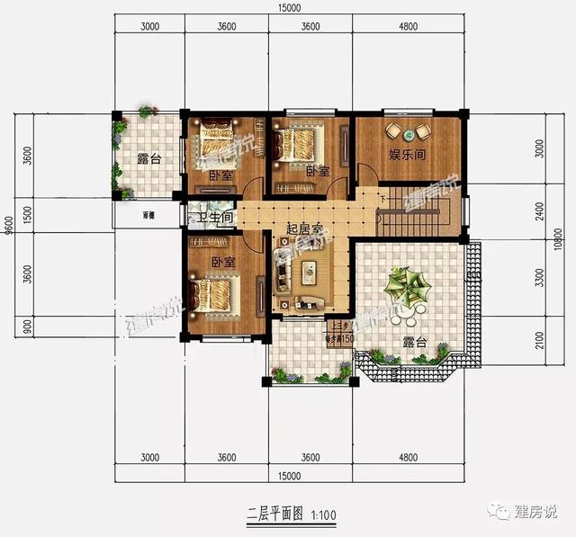 5款全新設(shè)計的兩層小樓房設(shè)計圖，回家建一棟，不再漂泊