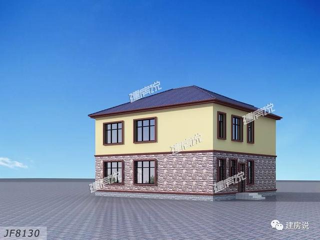 5款全新設(shè)計的兩層小樓房設(shè)計圖，回家建一棟，不再漂泊