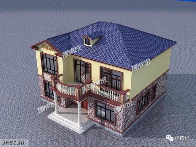 5款全新設(shè)計的兩層小樓房設(shè)計圖，回家建一棟，不再漂泊