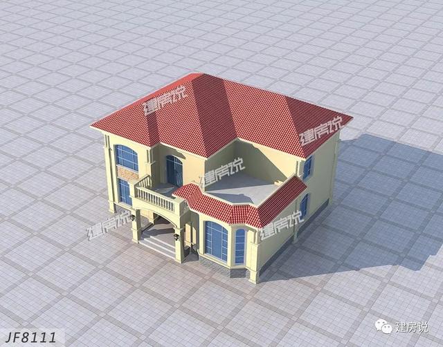 5款全新設(shè)計的兩層小樓房設(shè)計圖，回家建一棟，不再漂泊