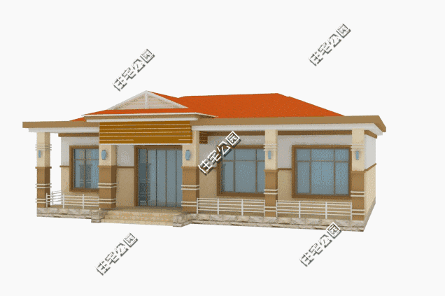 11×15米一層平房設(shè)計(jì)方案圖，一層也能這么漂亮