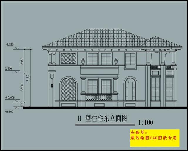 24萬建2層別墅！歐式款方正戶型，帶八角亭外觀、玄關(guān)、車庫