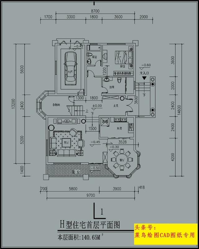 24萬建2層別墅！歐式款方正戶型，帶八角亭外觀、玄關(guān)、車庫