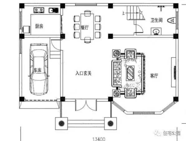 江西網(wǎng)友65萬建別墅，內(nèi)部設計美，外有小溪環(huán)繞！