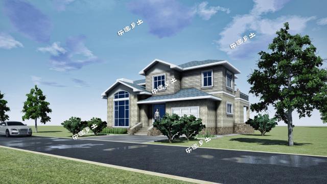 二層磚混結構鄉(xiāng)間小別墅全套圖紙分享！