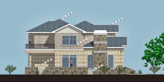 二層磚混結構鄉(xiāng)間小別墅全套圖紙分享！