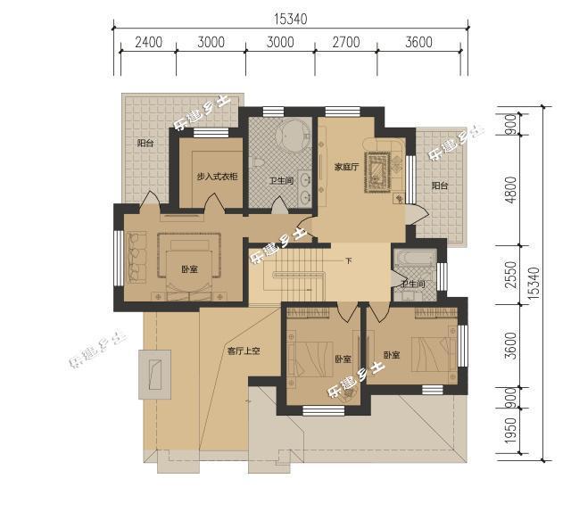二層磚混結構鄉(xiāng)間小別墅全套圖紙分享！