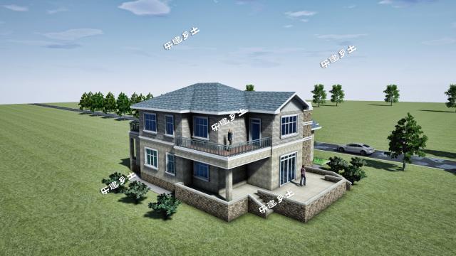 二層磚混結構鄉(xiāng)間小別墅全套圖紙分享！