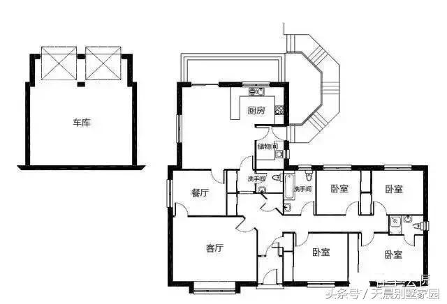 5套農(nóng)村自建一層別墅，一套比一套大氣美觀！含設(shè)計圖