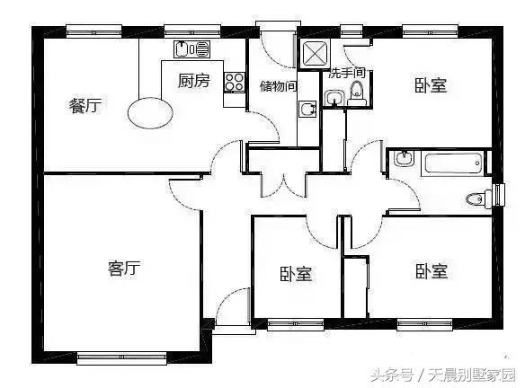 5套農(nóng)村自建一層別墅，一套比一套大氣美觀！含設(shè)計圖