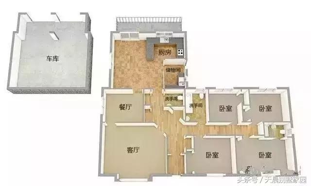 5套農(nóng)村自建一層別墅，一套比一套大氣美觀！含設(shè)計圖