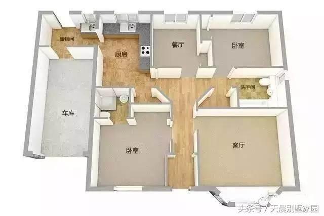 5套農(nóng)村自建一層別墅，一套比一套大氣美觀！含設(shè)計圖