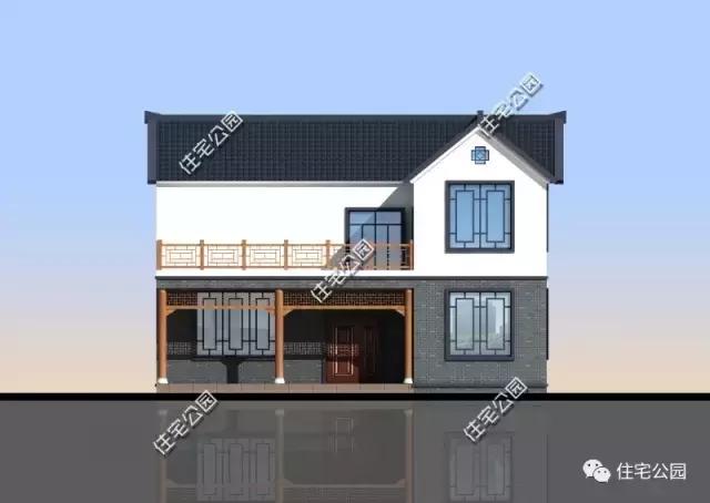 13X13米農(nóng)村2層別墅，布局有序風景好，含預(yù)算！