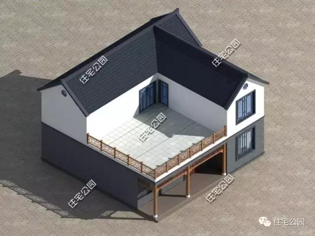 13X13米農(nóng)村2層別墅，布局有序風景好，含預(yù)算！