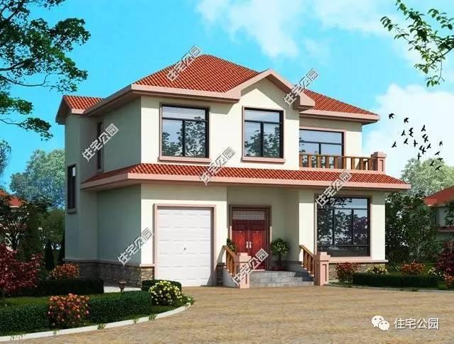 4套帶車庫的新農(nóng)村別墅，哪個車庫設(shè)計最好？