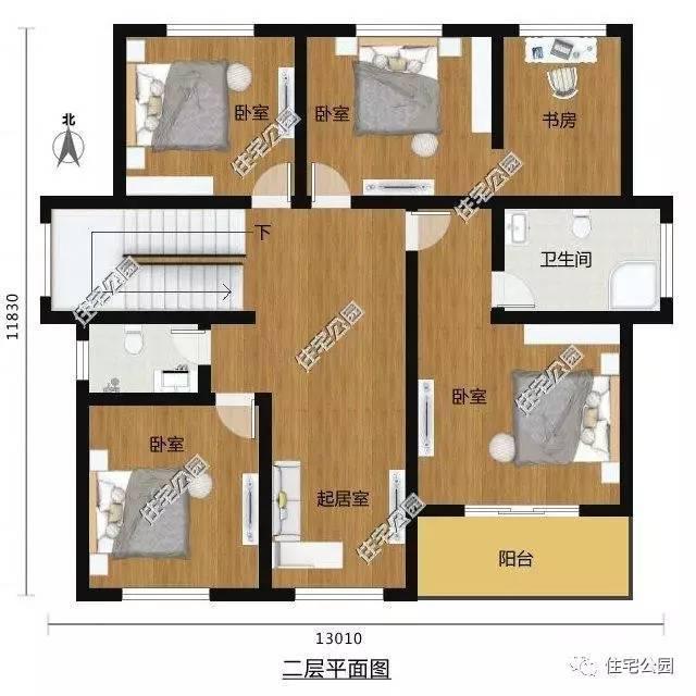 4套帶車庫的新農(nóng)村別墅，哪個車庫設(shè)計最好？