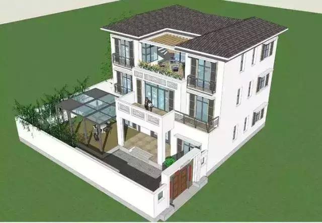 有“堂屋“還帶庭院的別墅，40萬都不到，要什么自行車！