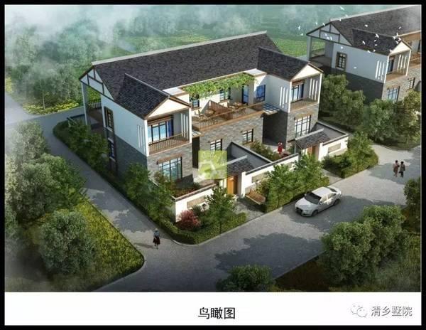 17X17米方正農(nóng)村別墅，旋轉(zhuǎn)樓梯雙車庫(kù)，秒殺城里商品房！