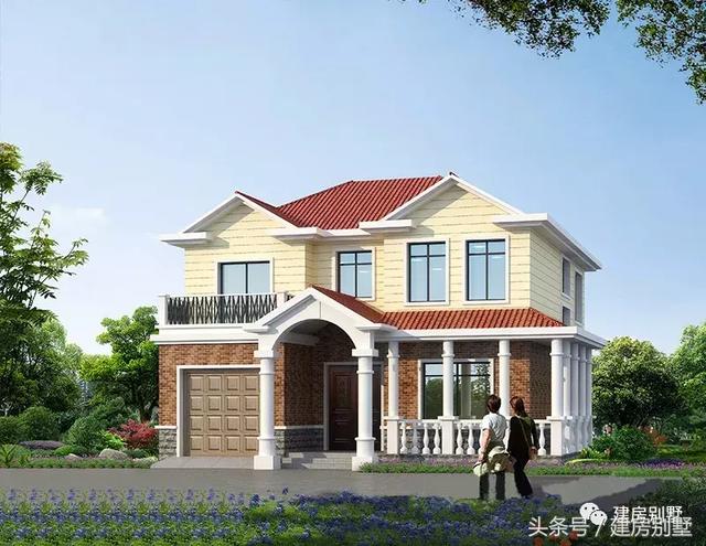 3棟面寬11米的二層房屋設(shè)計方案圖，準(zhǔn)備20萬開建