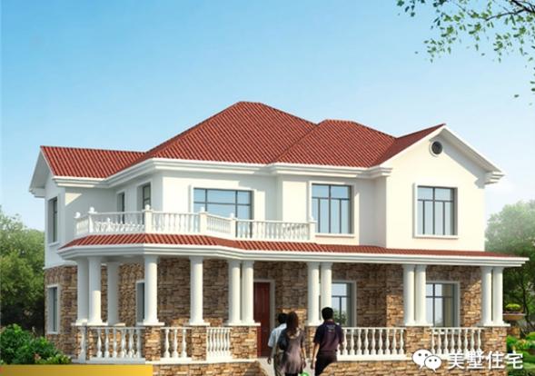 12款兩層小樓房外觀效果圖，風(fēng)格樣式各異