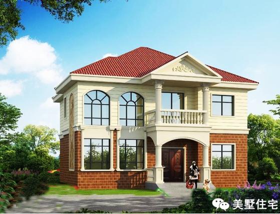 12款兩層小樓房外觀效果圖，風(fēng)格樣式各異