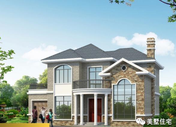 12款兩層小樓房外觀效果圖，風(fēng)格樣式各異