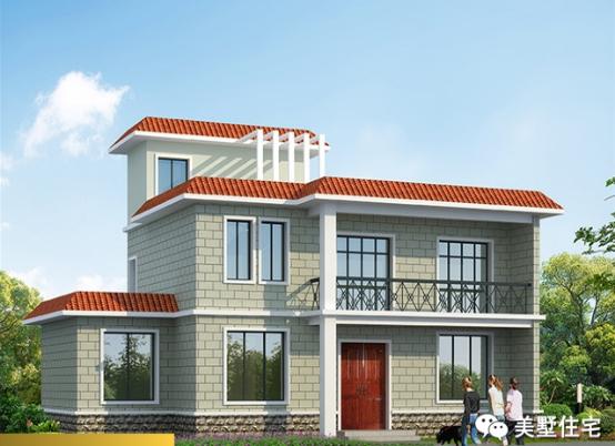 12款兩層小樓房外觀效果圖，風(fēng)格樣式各異