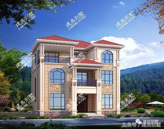 同樣開間12.8米的兩套三層別墅設(shè)計方案，你會選哪個？