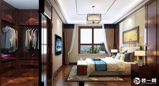 別墅裝修案例，新中式的裝修風格大氣穩(wěn)重