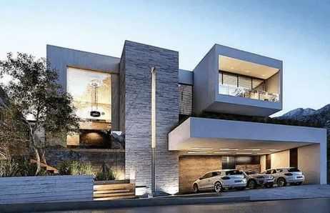 現(xiàn)代風(fēng)格別墅設(shè)計圖，簡約大氣，透著時尚風(fēng)