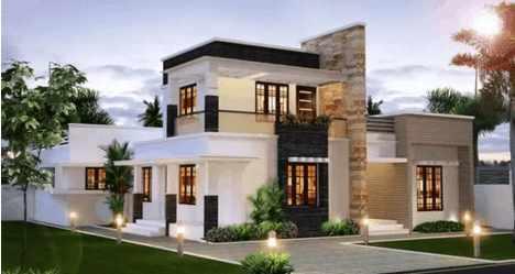 現(xiàn)代風(fēng)格別墅設(shè)計圖，簡約大氣，透著時尚風(fēng)