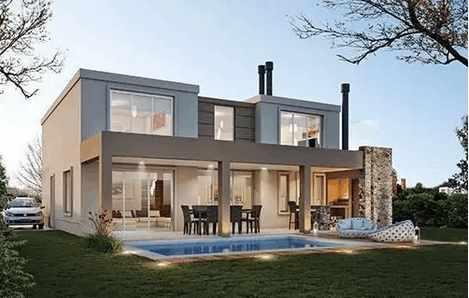 現(xiàn)代風(fēng)格別墅設(shè)計圖，簡約大氣，透著時尚風(fēng)