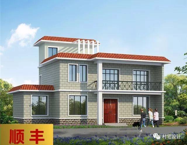 幾款造價(jià)20萬(wàn)以?xún)?nèi)的二層房屋住宅設(shè)計(jì)圖