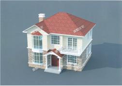 小進(jìn)深自建房戶型圖，一層、二層、三層都有