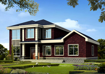 農(nóng)村4間2層樓房設(shè)計(jì)圖 ，帶有烤火房，適宜居住