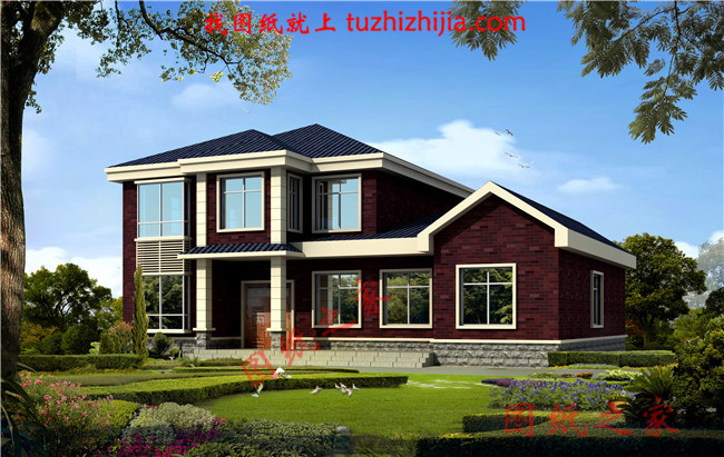 農(nóng)村4間2層樓房設(shè)計圖 ，帶有烤火房，適宜居住