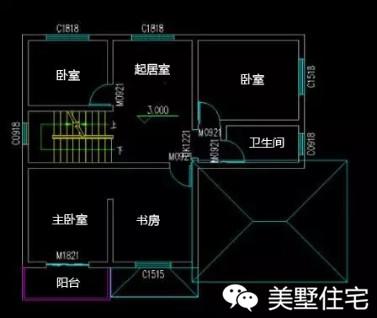 二層好看的小別墅設(shè)計(jì)圖，整體色彩搭配就是很有文雅的氣息
