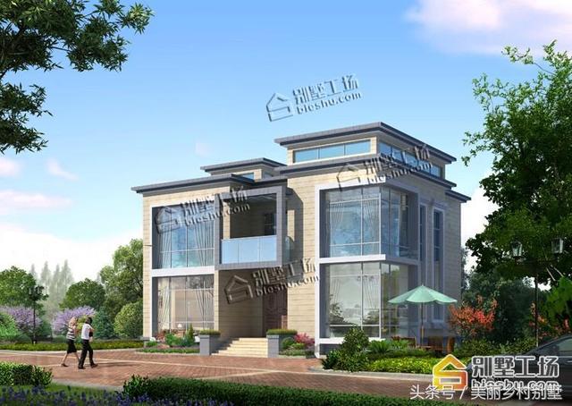 簡約風(fēng)格的現(xiàn)代別墅設(shè)計圖，展現(xiàn)出既簡約現(xiàn)代又富有奢雅氣質(zhì)的空間魅力！