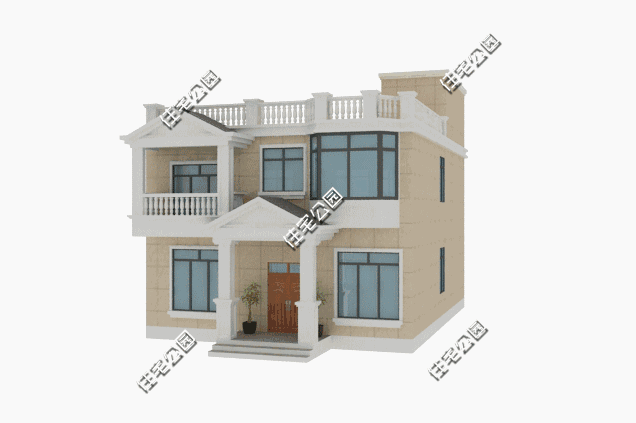 二層簡約小別墅設計圖，設計不在繁復，舒適就行