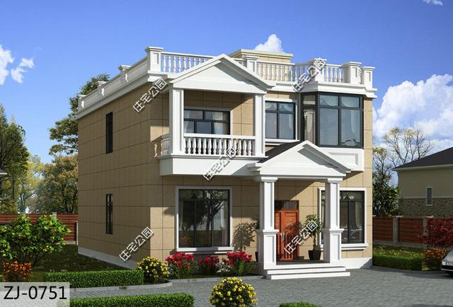 二層簡約小別墅設計圖，設計不在繁復，舒適就行