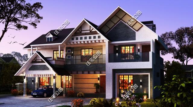 三套二層農(nóng)村住宅設計圖，二層自建房戶型圖