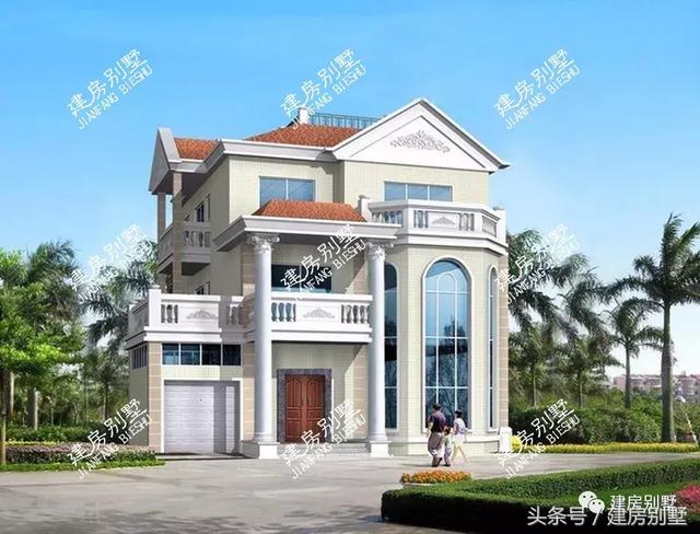 多款帶車庫的小別墅設(shè)計圖紙，愛車一族的福音