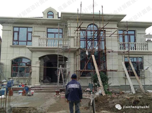 16×12米5室2廳帶神位茶室二層復(fù)式自建房設(shè)計方案圖