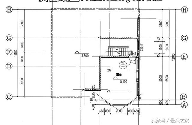 二層小別墅設(shè)計(jì)圖，樓中樓結(jié)構(gòu)，外觀漂亮，簡(jiǎn)單