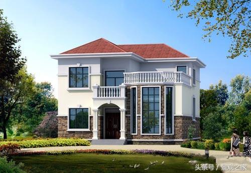 二層小別墅設(shè)計(jì)圖，樓中樓結(jié)構(gòu)，外觀漂亮，簡(jiǎn)單