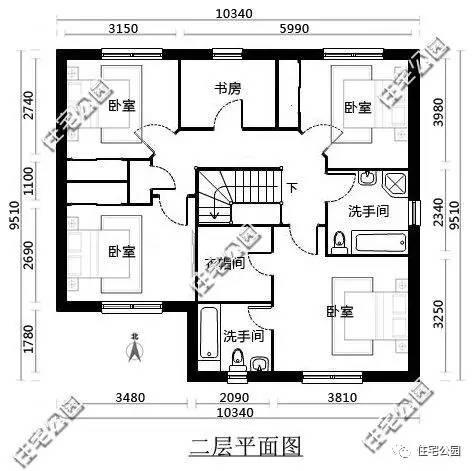 5套農(nóng)村10X11米戶型推薦，最愛第三套別墅設(shè)計！