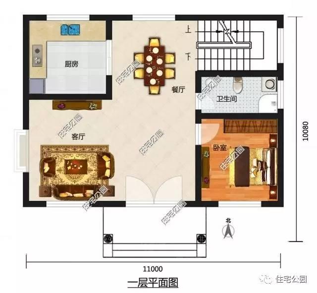 5套農(nóng)村10X11米戶型推薦，最愛第三套別墅設(shè)計！