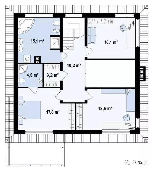 農(nóng)村蓋房還是2層最合適，13X12米現(xiàn)代戶型，適合農(nóng)村！